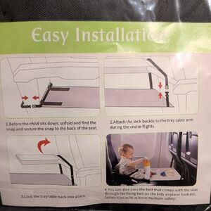 Airplane Sleeping Tray Table for Kids